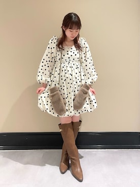 LILY BROWNさん（レディース・150cm）の冬コーディネート