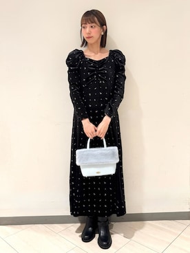 「結婚式」｜LILY BROWNさん（レディース・160cm）の秋コーディネート