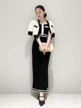 「LILY BROWN（リリーブラウン）のアイテム（ワンピース/ドレス）」を使った、LILY BROWNさん（レディース・154cm）の夏コーディネート