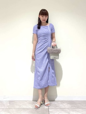 「LILY BROWN（リリーブラウン）のアイテム（シューズ）」を使った、LILY BROWNさん（レディース・167cm）の夏コーディネート