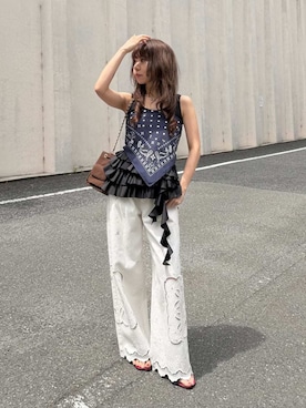 LILY BROWNさん（レディース・152cm）の春コーディネート