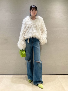 「アイテム（キーケース/キーアクセサリー）」を使った、LILY BROWNさん（レディース・162cm）の秋コーディネート