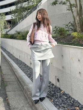 LILY BROWNさん（レディース・152cm）の冬コーディネート