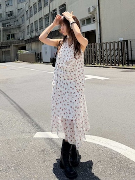 LILY BROWNさん（レディース・152cm）の春コーディネート