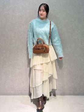 LILY BROWNさん（レディース・153cm）の冬コーディネート