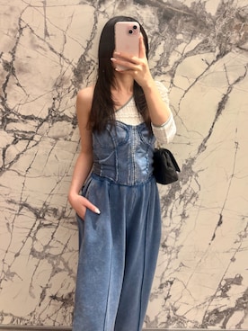 「LILY BROWN（リリーブラウン）のアイテム（その他トップス）」を使った、LILY BROWNさん（レディース・155cm）の冬コーディネート