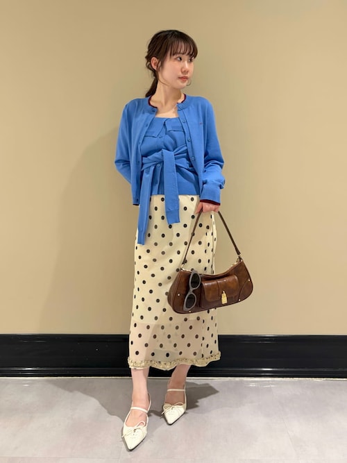 【2日間限定価格】リリーブラウン　プリントシフォンバイアスミディスカート LILY BROWN（リリーブラウン） スカート プリントシフォンバイアス