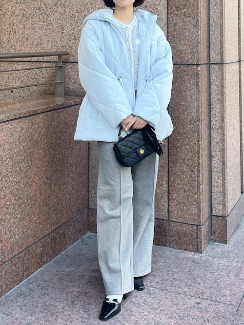 LILY BROWN×MARY QUANT】ツイードニットジャケット（ノーカラー