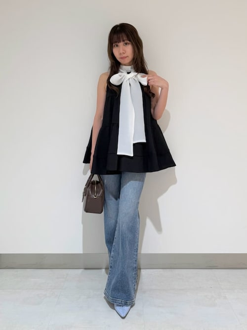 ストレッチセミフレアデニムパンツ（その他パンツ）｜LILY BROWN