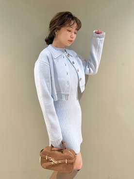 「LILY BROWN（リリーブラウン）のアイテム（その他アウター）」を使った、LILY BROWNさん（レディース・150cm）の冬コーディネート