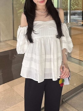 LILY BROWNさん（レディース・160cm）の夏コーディネート