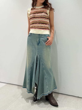 「マーメイド」｜LILY BROWNさん（レディース・153cm）の夏コーディネート