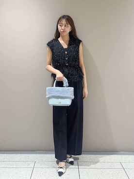 「イエベ春」｜「アイテム（つなぎ/オールインワン）」を使った、LILY BROWNさん（レディース・158cm）の夏コーディネート