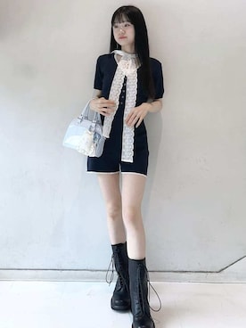 「LILY BROWN（リリーブラウン）のアイテム」を使った、LILY BROWNさん（レディース・156cm）の夏コーディネート