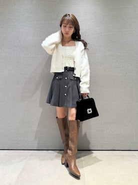 「アイテム（アンサンブル）」を使った、LILY BROWNさん（レディース・152cm）の秋コーディネート