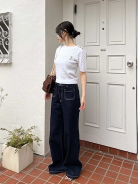 「LILY BROWN（リリーブラウン）のアイテム」を使った、LILY BROWNさん（レディース・160cm）の春コーディネート