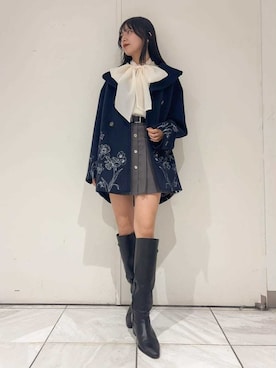 LILY BROWNさん(レディース・160cm)の冬コーディネート