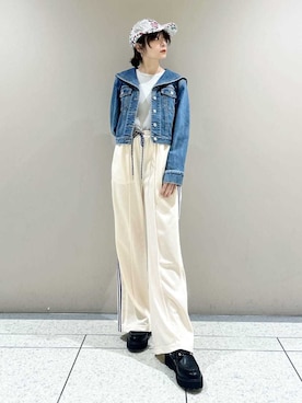 「LILY BROWN（リリーブラウン）のアイテム」を使った、LILY BROWNさん（レディース・157cm）の春コーディネート