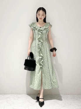 「アイテム（その他アンダーウェア/インナー）」を使った、LILY BROWNさん（レディース・154cm）の夏コーディネート