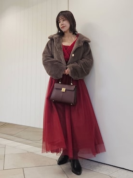 LILY BROWNさん（レディース・150cm）の冬コーディネート