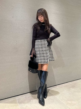 LILY BROWNさん（レディース・152cm）の冬コーディネート