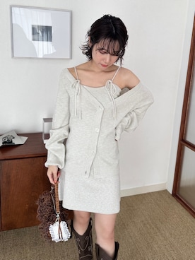 「LILY BROWN（リリーブラウン）のアイテム（財布/小物）」を使った、LILY BROWNさん（レディース・152cm）の冬コーディネート