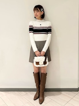 LILY BROWNさん（レディース・160cm）の秋コーディネート