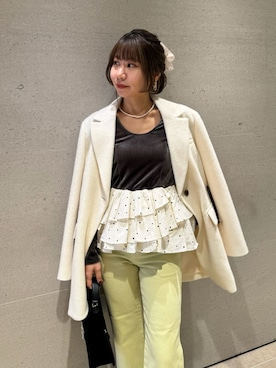 LILY BROWNさん（レディース・152cm）の冬コーディネート