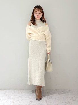 「イエベ春」｜LILY BROWNさん（レディース・148cm）の秋コーディネート