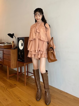 LILY BROWNさん(レディース・161cm)の秋コーディネート