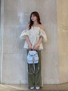 「LILY BROWN（リリーブラウン）のアイテム」を使った、LILY BROWNさん（レディース・163cm）の春コーディネート