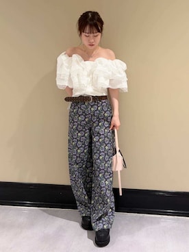 「LILY BROWN（リリーブラウン）のアイテム」を使った、LILY BROWNさん（レディース・150cm）の夏コーディネート