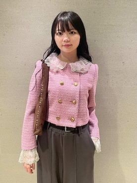 LILY BROWNさん（レディース・162cm）の冬コーディネート