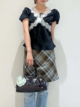 LILY BROWNさん（レディース・162cm）の夏コーディネート