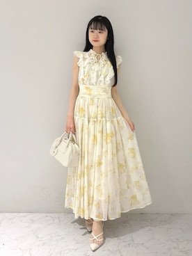 「LILY BROWN（リリーブラウン）のアイテム」を使った、LILY BROWNさん（レディース・156cm）の春コーディネート