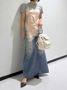 LILY BROWNさん（レディース・157cm）の夏コーディネート