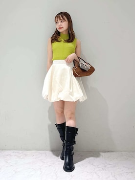 「アイテム（キーホルダー）」を使った、LILY BROWNさん（レディース・148cm）の夏コーディネート