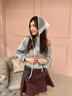 LILY BROWNさん（レディース・162cm）の冬コーディネート