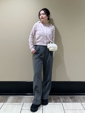 LILY BROWNさん(レディース・152cm)の冬コーディネート