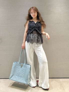 「LILY BROWN（リリーブラウン）のアイテム（その他トップス）」を使った、LILY BROWNさん（レディース・150cm）の夏コーディネート