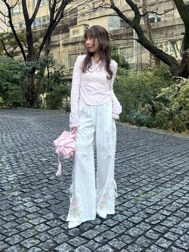 LILY BROWNさん（レディース・152cm）の春コーディネート