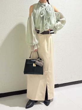 「アイテム（キーホルダー）」を使った、LILY BROWNさん（レディース・153cm）の夏コーディネート