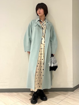 「アイテム（ワンピース、その他）」を使った、LILY BROWNさん（レディース・162cm）の秋コーディネート