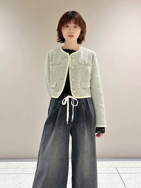 LILY BROWNさん（レディース・157cm）の春コーディネート