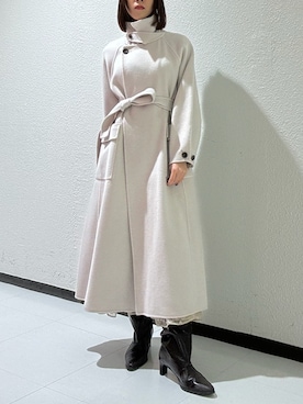 「LILY BROWN（リリーブラウン）のアイテム（その他アウター）」を使った、LILY BROWNさん（レディース・156cm）の冬コーディネート