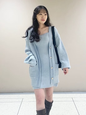 LILY BROWNさん(レディース・157cm)の冬コーディネート