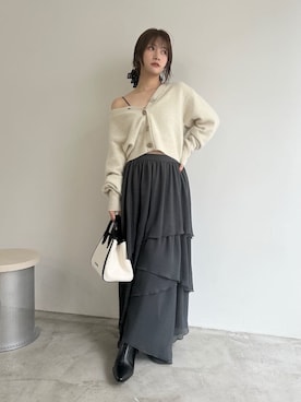 「アイテム（その他アンダーウェア/インナー）」を使った、LILY BROWNさん（レディース・152cm）の夏コーディネート