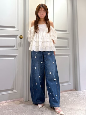 「LILY BROWN（リリーブラウン）のアイテム」を使った、LILY BROWNさん（レディース・156cm）の夏コーディネート