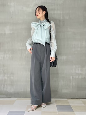 LILY BROWNさん（レディース・156cm）の冬コーディネート