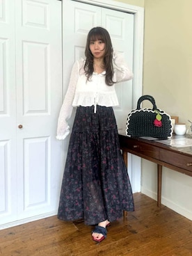 「アイテム（ブラジャー）」を使った、LILY BROWNさん（レディース・152cm）の春コーディネート